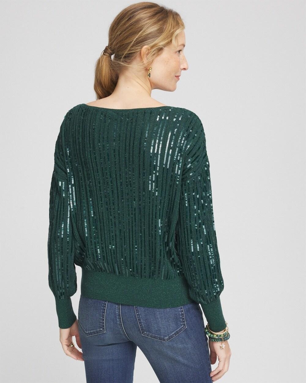 Sequin Pullover Sweater Product Image