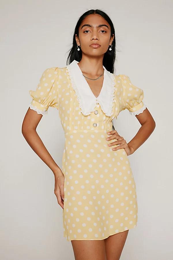 Kimchi Blue Dottie Polka Dot Mini Dress Womens at Urban Outfitters Product Image