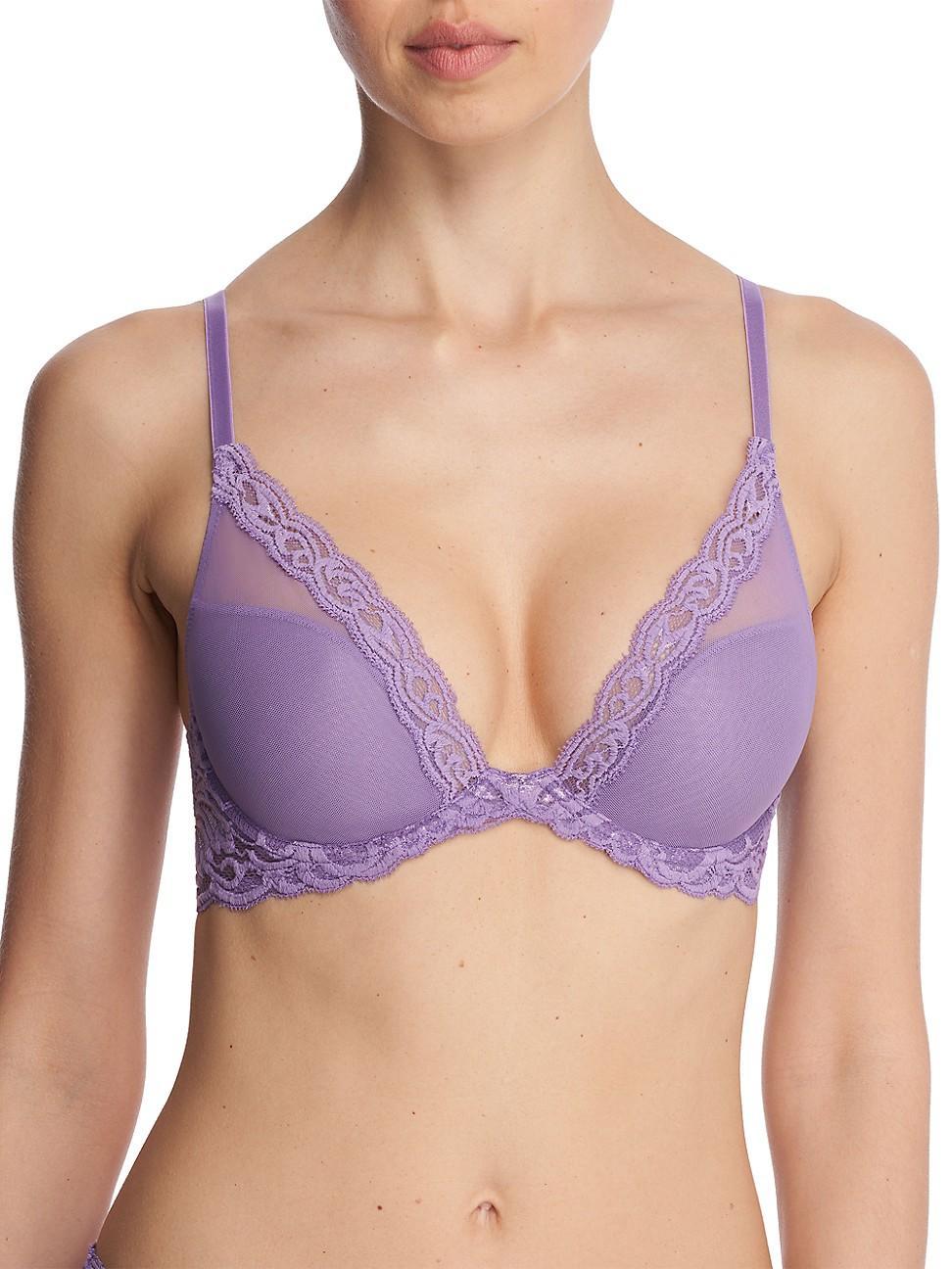 Womens Feathers Plunge T-Shirt Bra Product Image