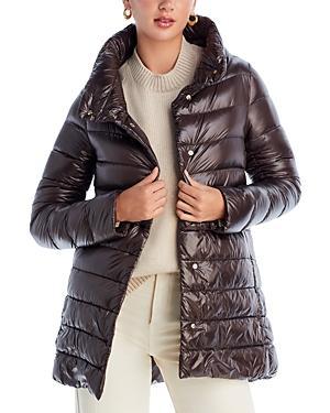 Womens Classic Funnelneck Puffer Jacket Product Image