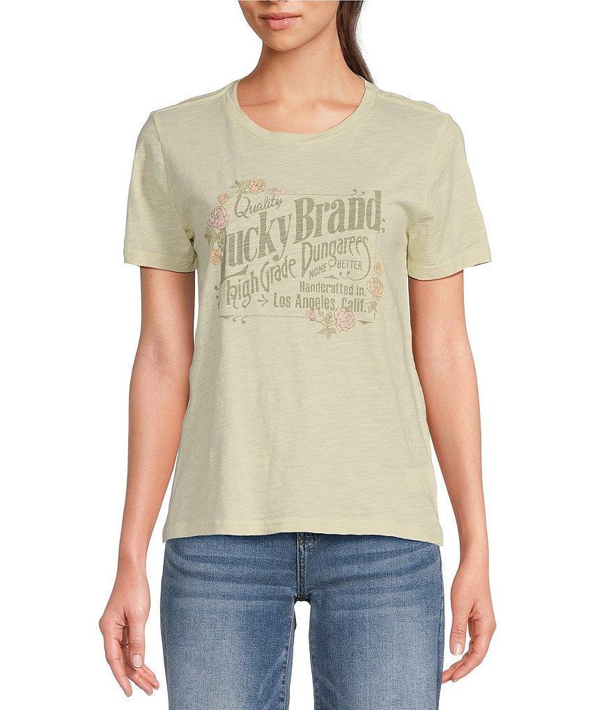 Lucky Brand Crew Neck Short Sleeve Graphic Tee Product Image