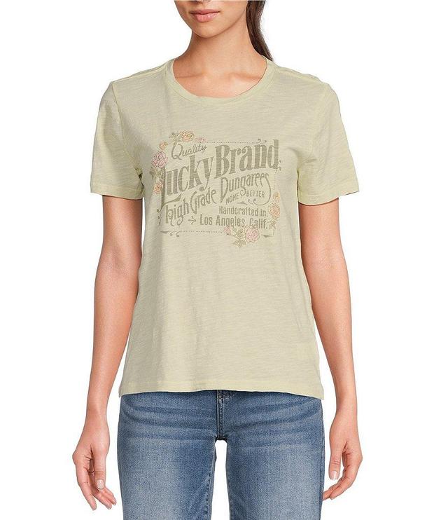 Lucky Brand Crew Neck Short Sleeve Graphic Tee Product Image