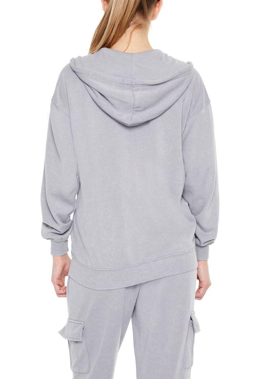 Mineral Wash Drawstring Hoodie | Forever 21 Product Image