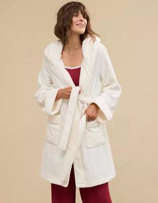 Aerie Cable Fleece Robe Product Image