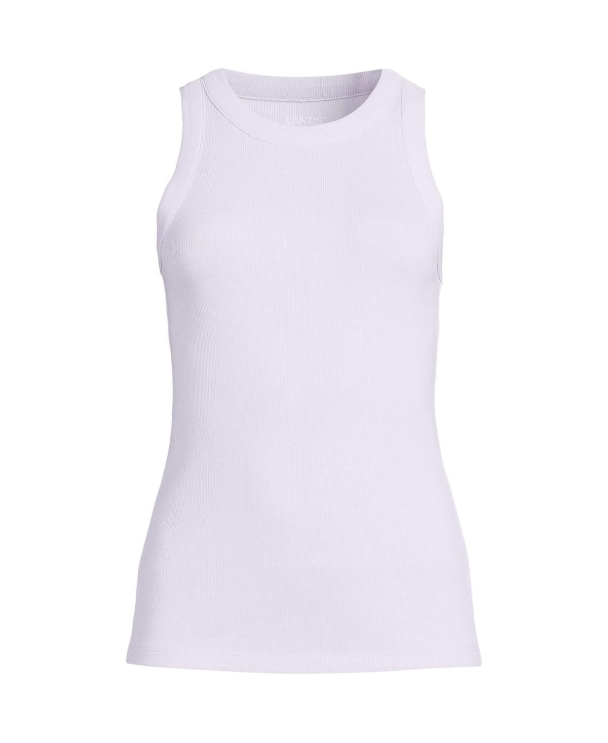 Lands End Womens Rib Tank Top Product Image