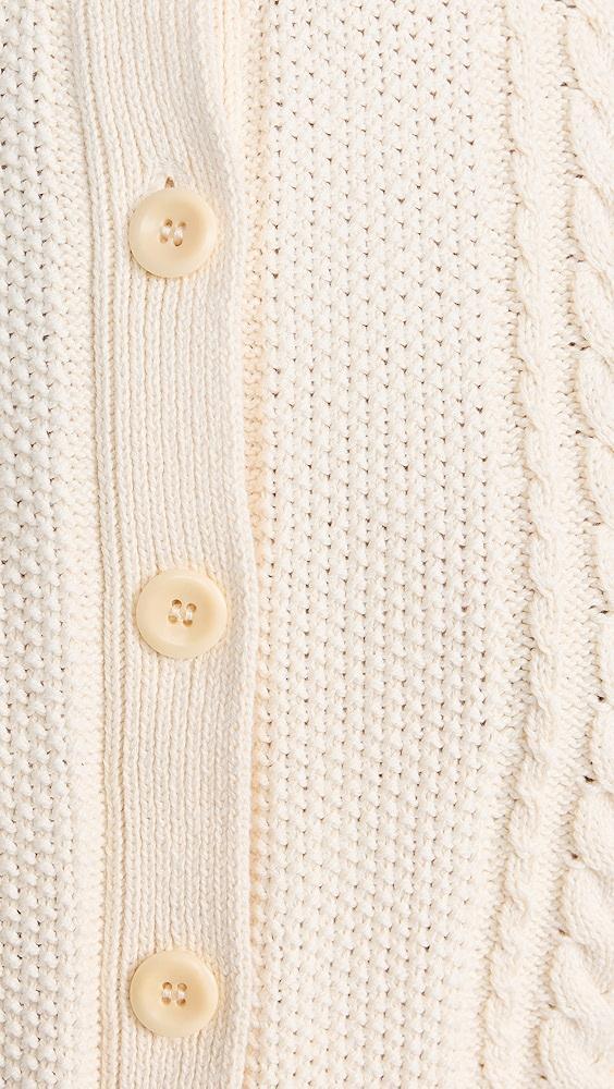 Alex Mill Cable Knit Nico Chunky Cardigan | Shopbop Product Image