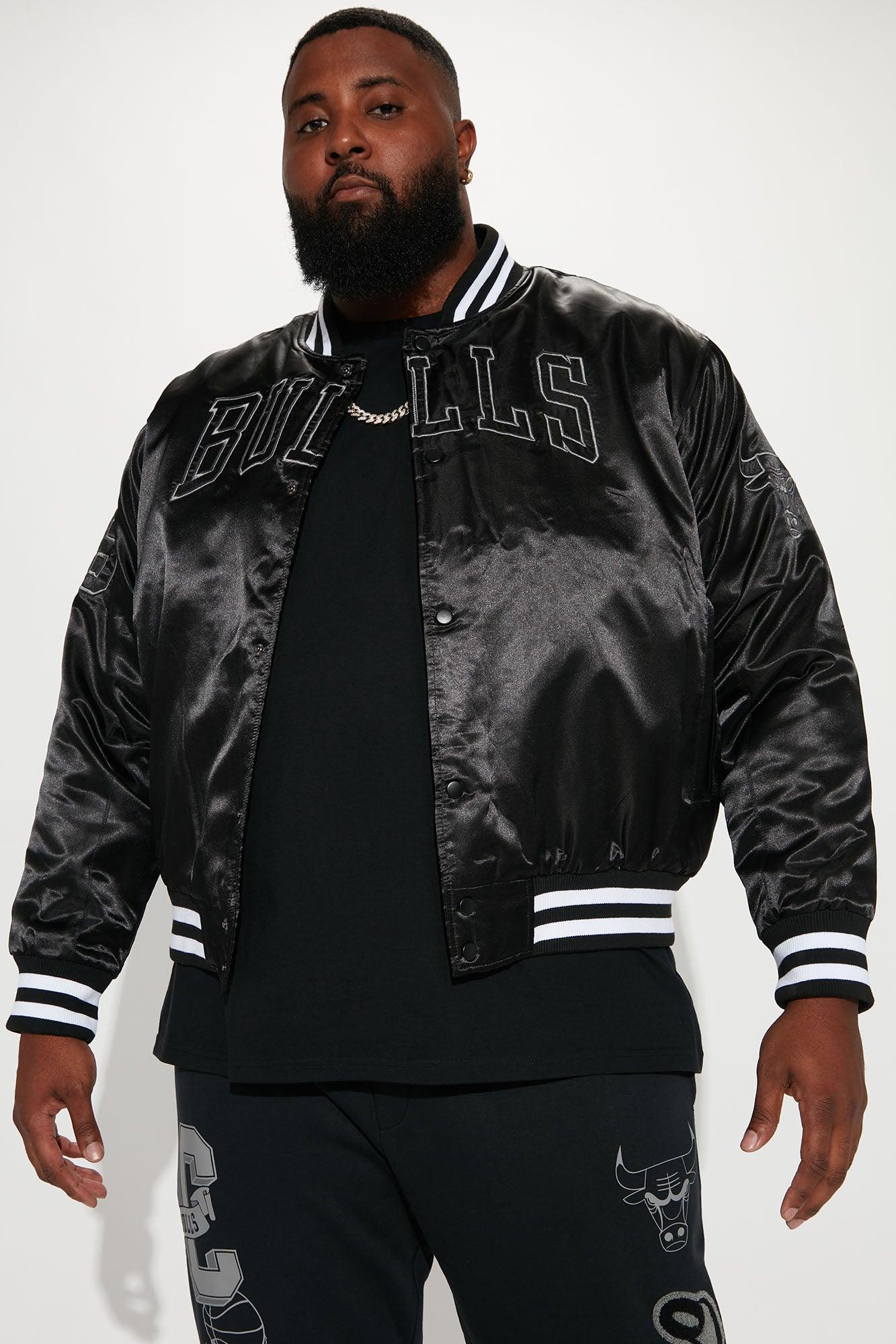 Bulls Out Varsity Jacket - Black Product Image