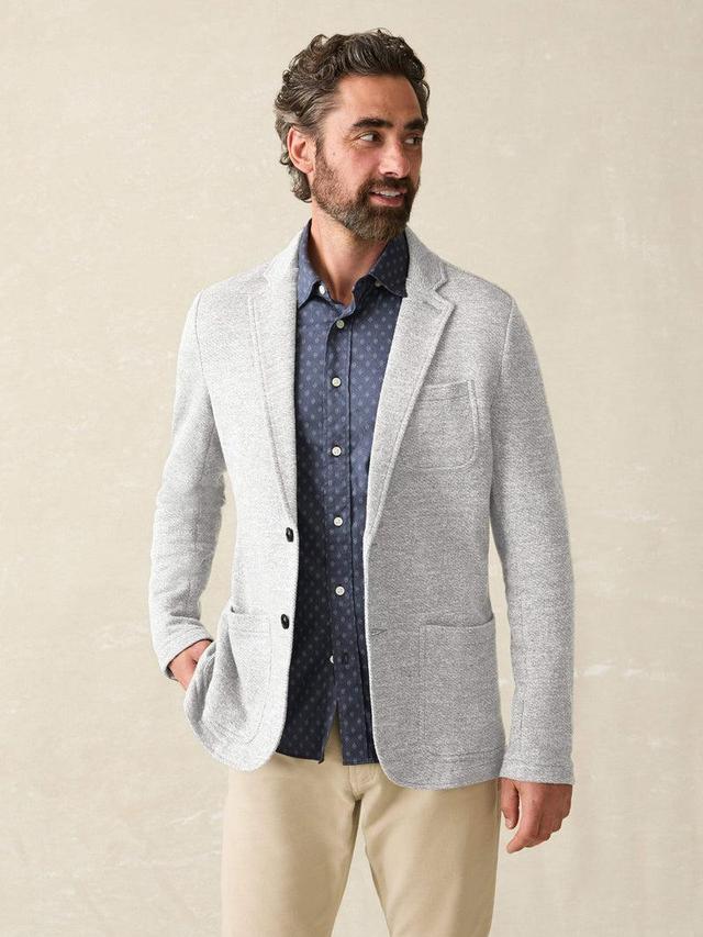 Inlet Knit Blazer - Heather Grey Product Image