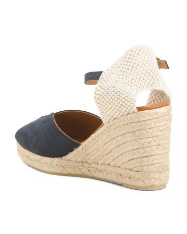 Suede Espadrille Wedge Valenciana Sandals for Women Product Image