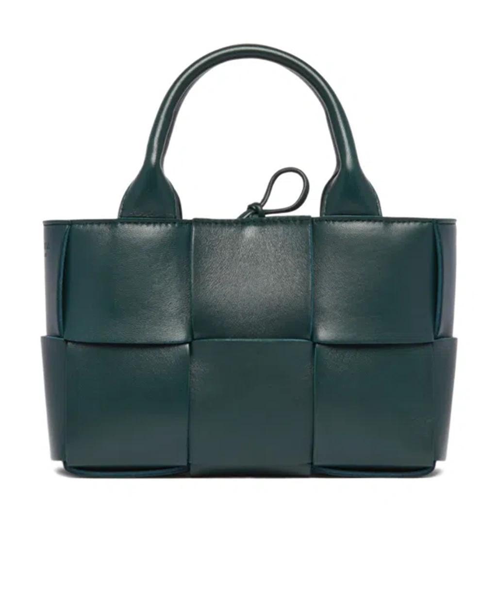 BOTTEGA VENETA Micro Arco Dual-handle Shoulder Bag In Green Product Image