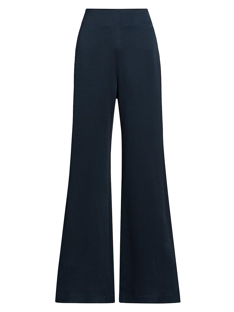 Womens Palermo Satin Flared Pants Product Image