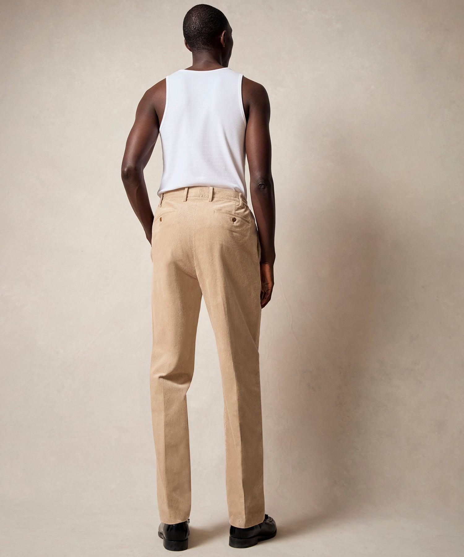 Wide Wale Corduroy Gramercy Trouser in Desert Beige Male Product Image