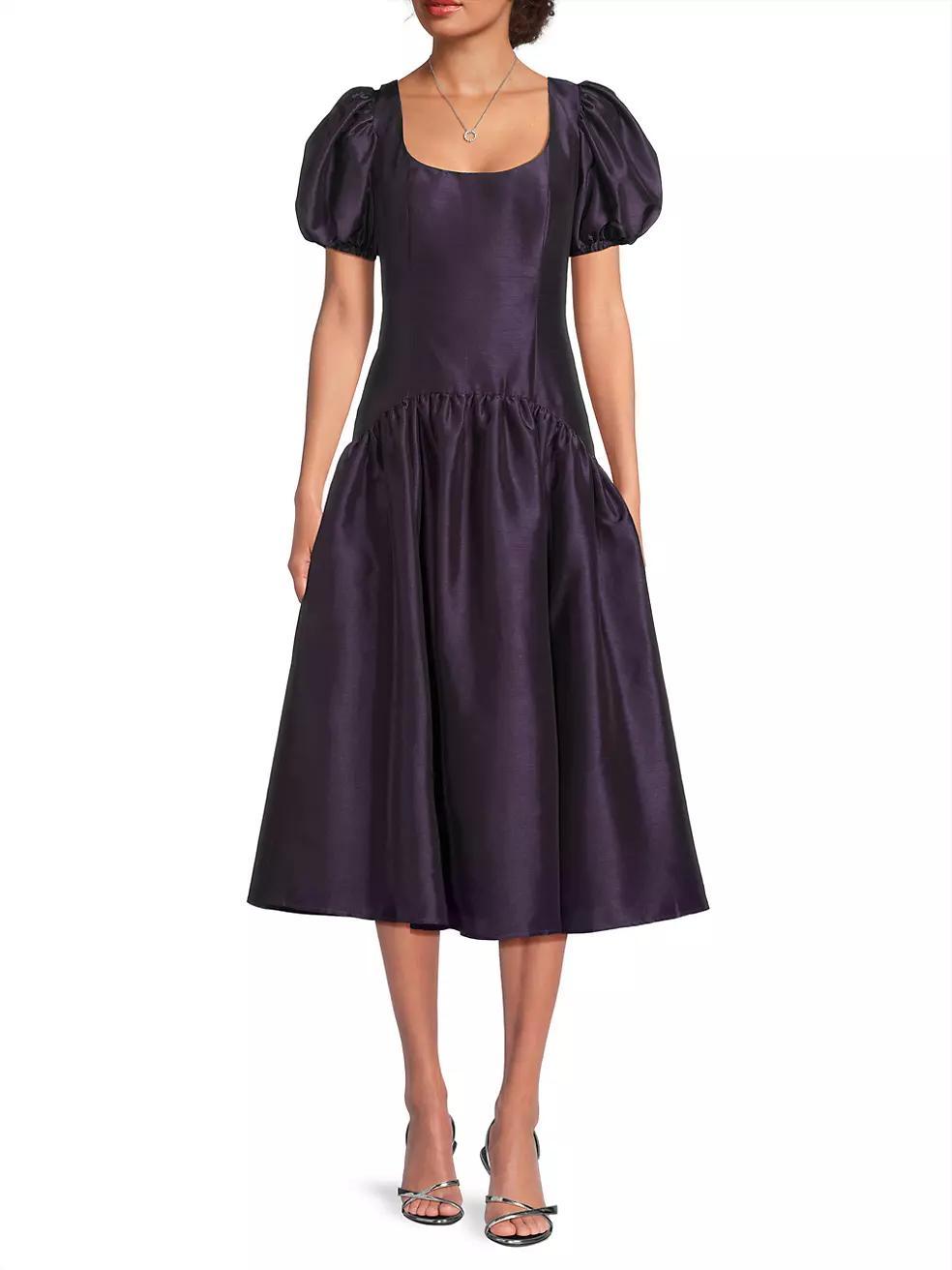 Brighton Shantung Midi Dress Product Image