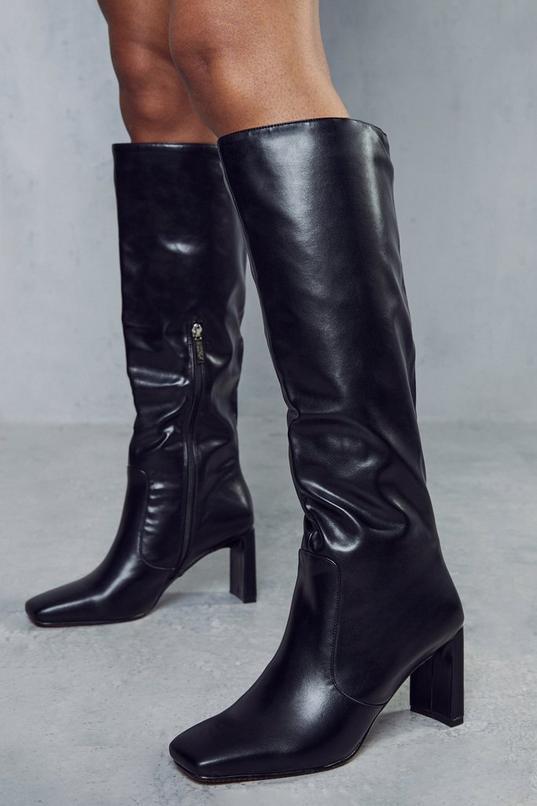 Slim Heel Knee High Boots product image