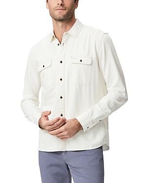 Paige Martin Utility Button Up Long Sleeve Shirt (Warm Moonlight) Men's Clothing Product Image