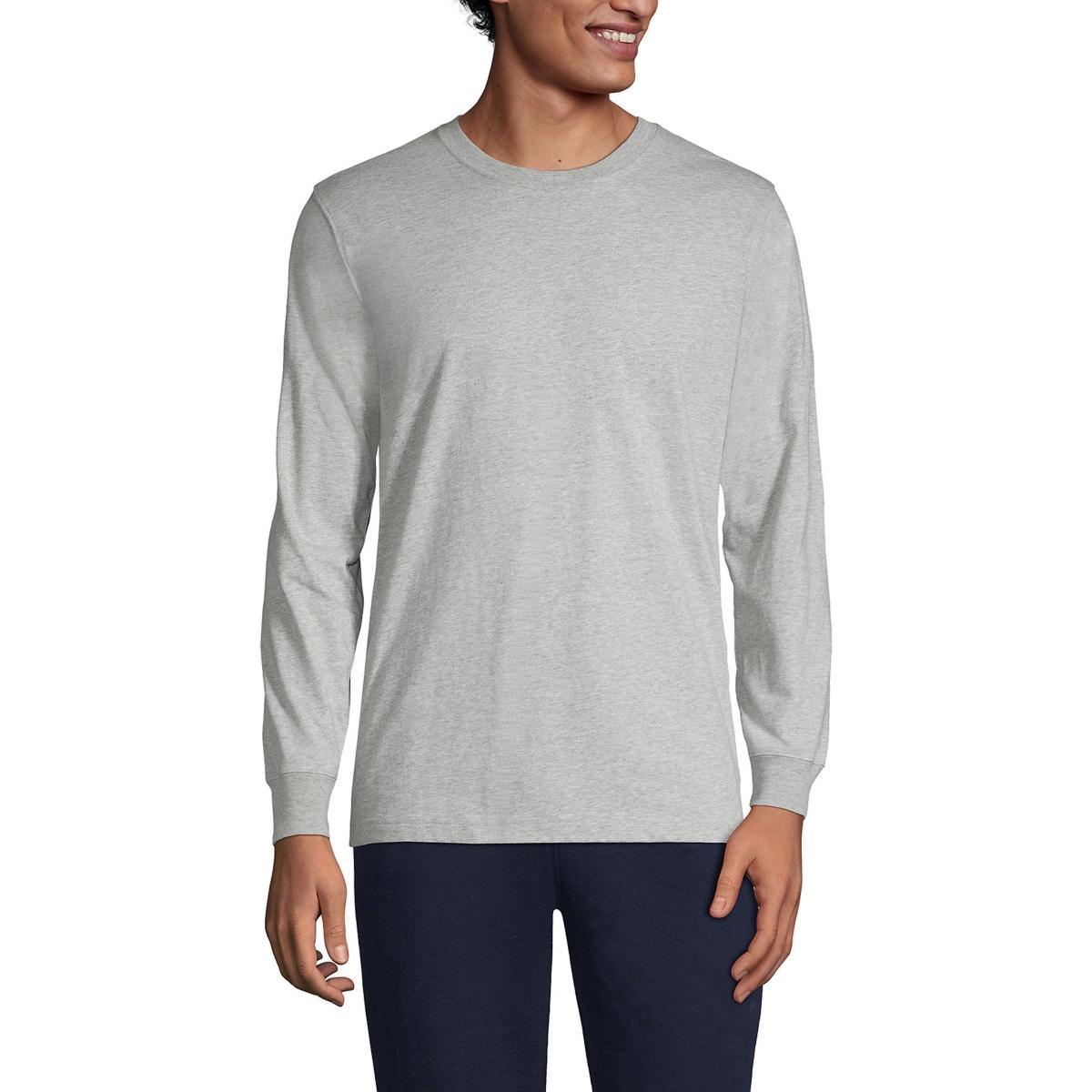 Mens Lands End Super-T Long Sleeve T-Shirt Product Image