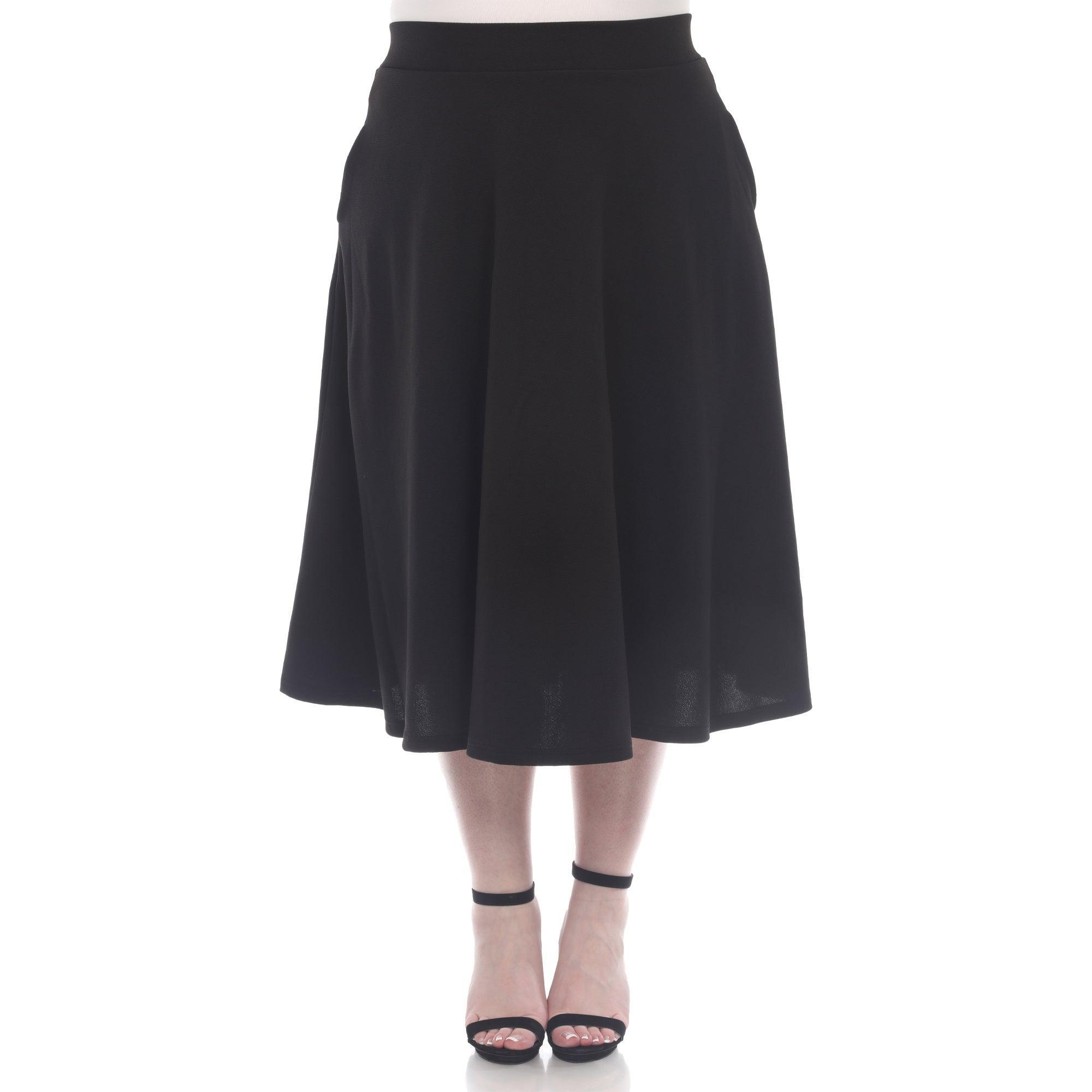 Tasmin Flare Midi Skirts - Plus Product Image