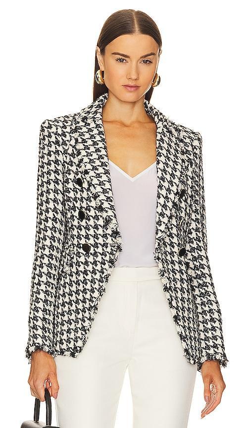 Womens Miller Dickey Houndstooth Tweed Blazer Product Image