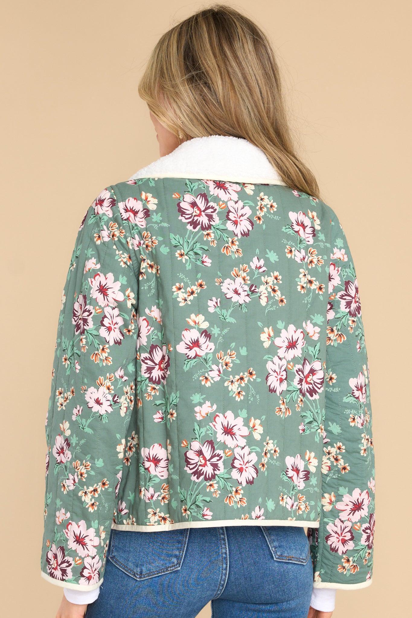 Tess Apres Floral Reversible Jacket Print Product Image