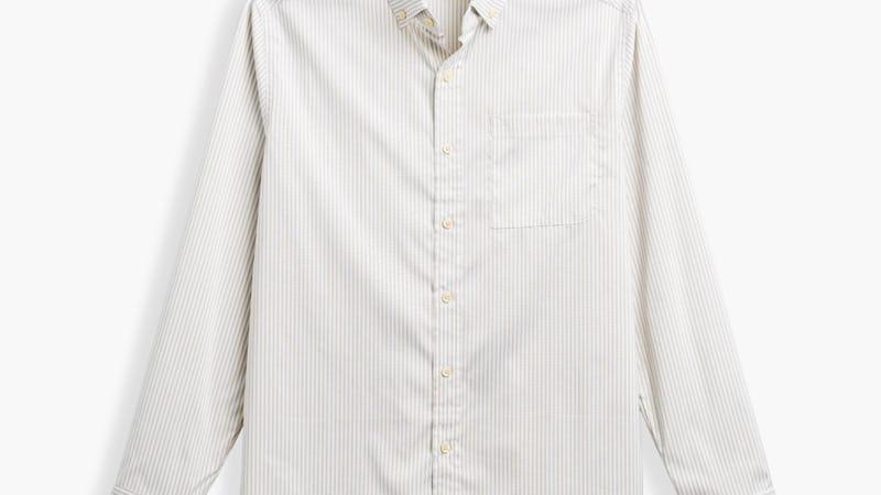 Linen Stripe Men's AeroZero° Sport Shirt Product Image