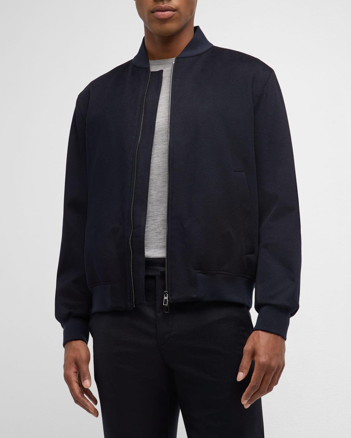 Mens Ivy Cashmere Bomber Jacket Product Image