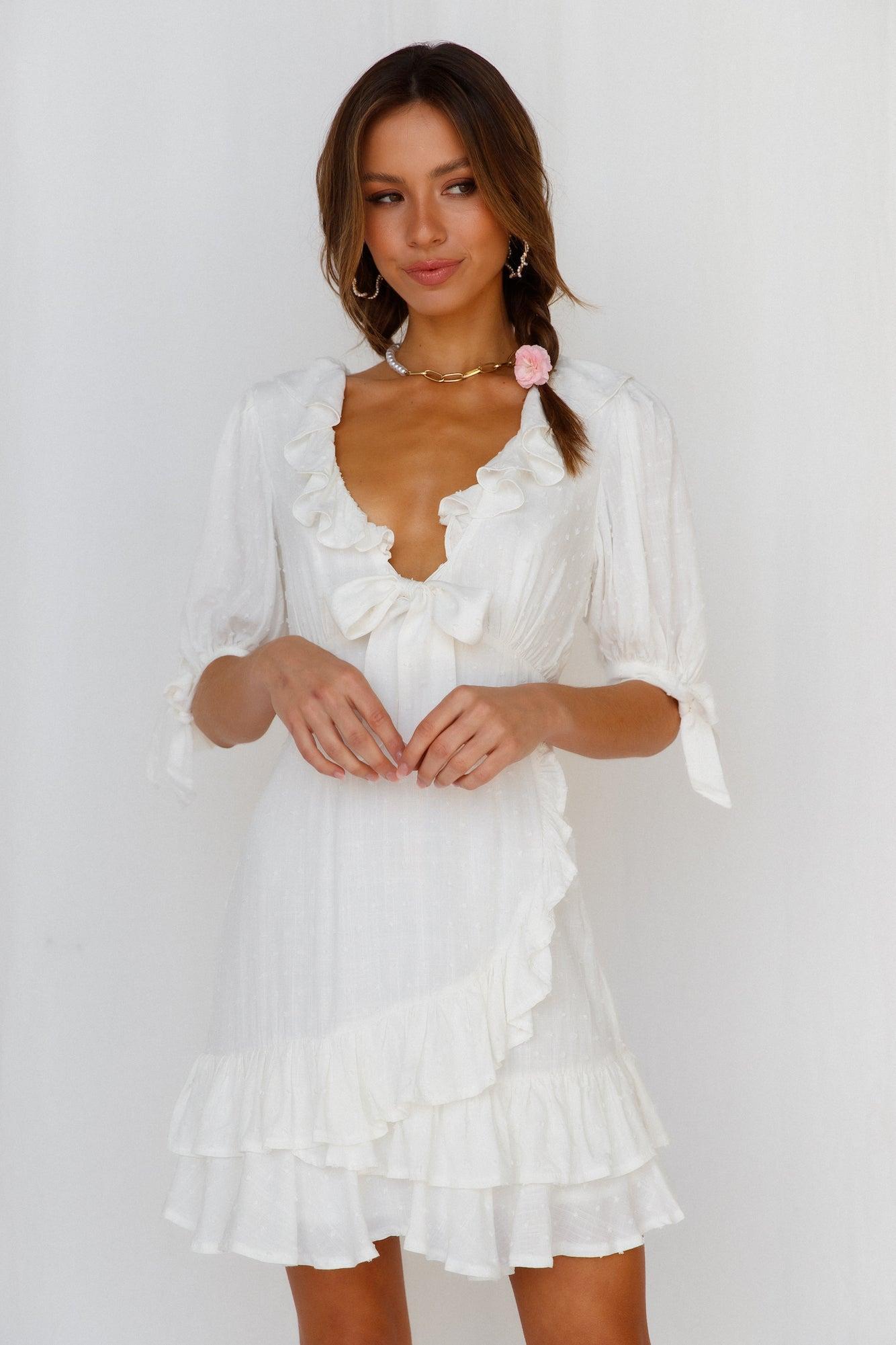 Viennese Dreams Dress White Product Image