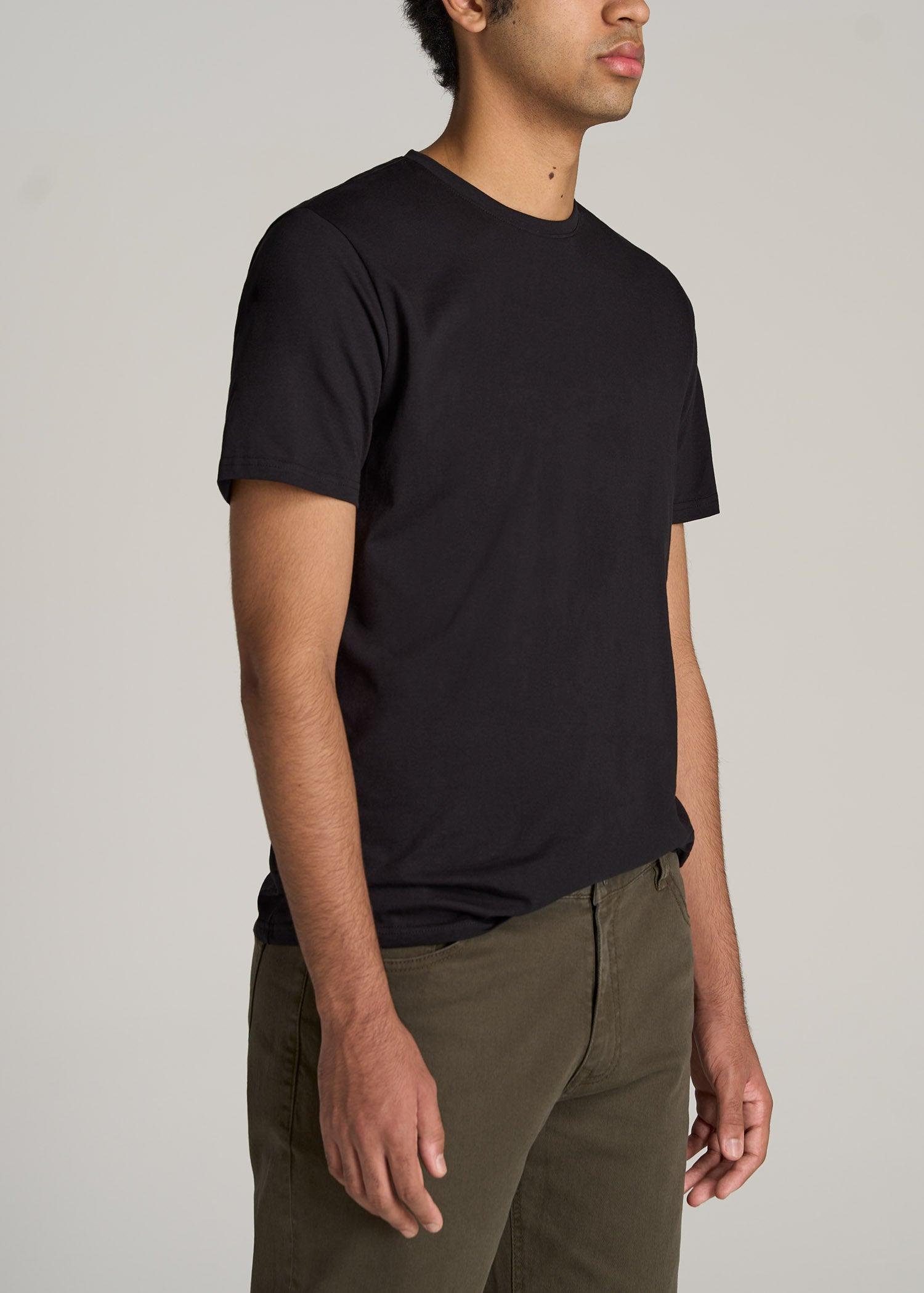 The Everyday REGULAR-FIT Crewneck Tall Men's T-Shirt in Black Male Product Image