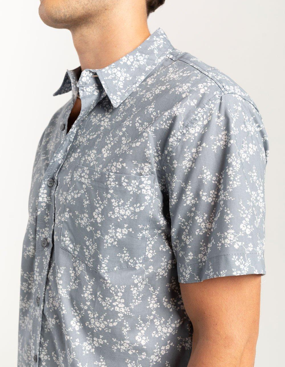 RSQ Mens Ditsy Floral Button Up Shirt Product Image