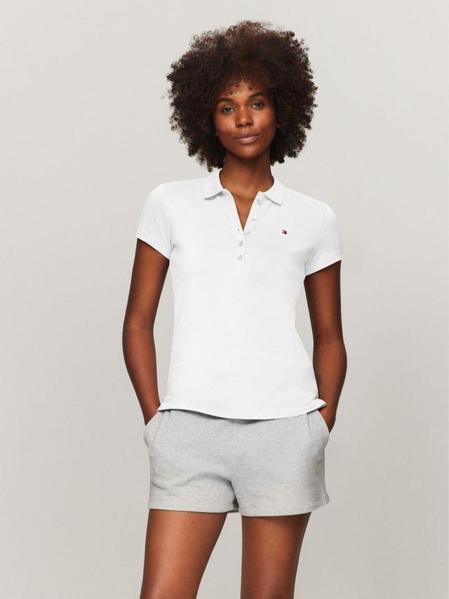 Tommy Hilfiger Women's Slim Fit Stretch Cotton Polo Product Image