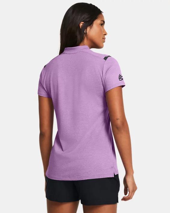 Women's Curry Splash Short Sleeve Polo Product Image