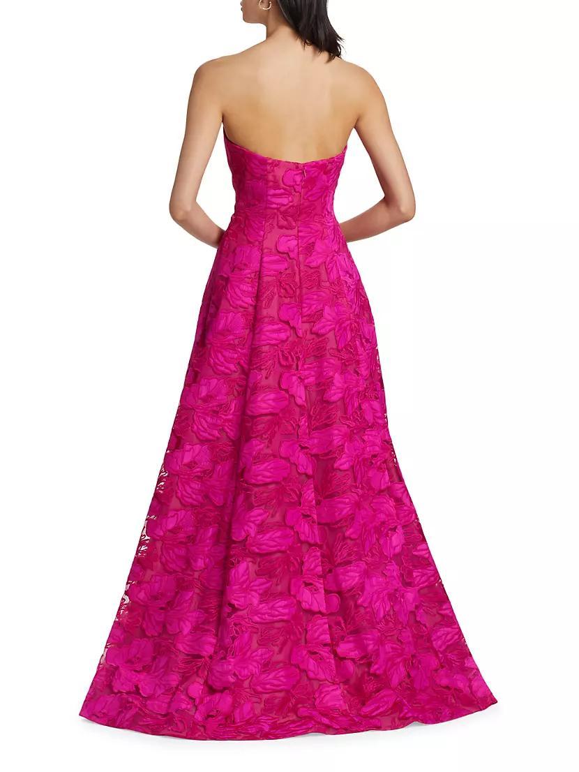 Francine Guipure Lace Strapless Gown Product Image