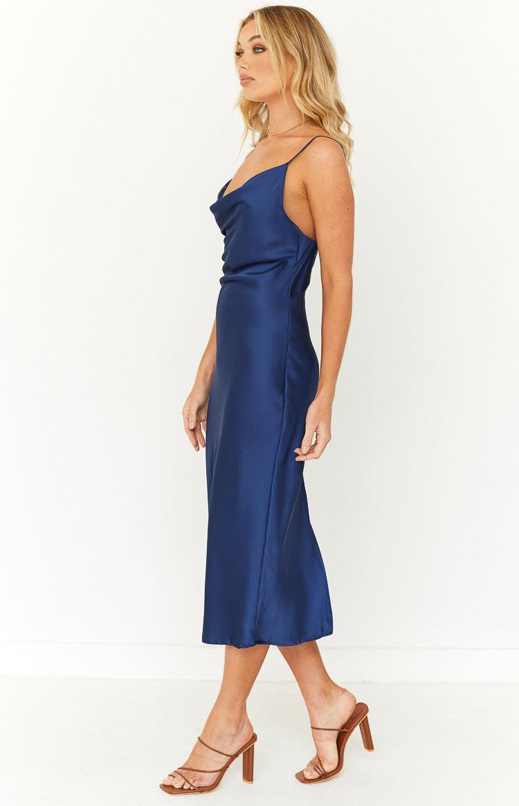 Schiffer Slip Midi Dress Midnight Product Image