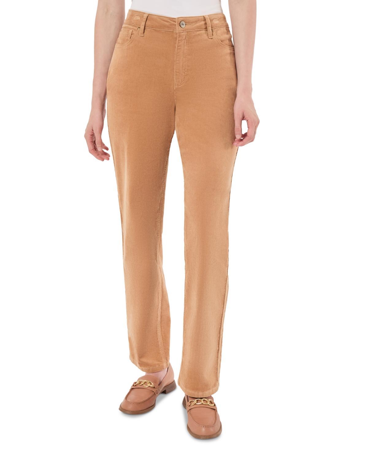 Jones New York Womens Lexington Straight Leg Corduroy Jeans Product Image