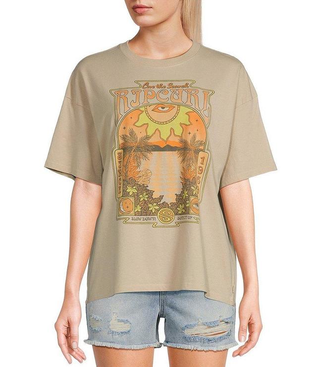 Rip Curl Slow Down Heritage Short Sleeve T-Shirt Product Image