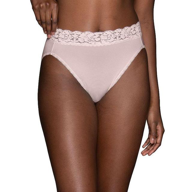 Womens Vanity Fair Flattering Lace Hi-Cut Panty 13280 Product Image