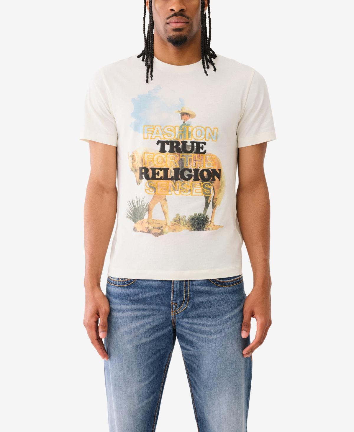 True Religion Mens Short Sleeve Embro Cowboy T-shirts product image