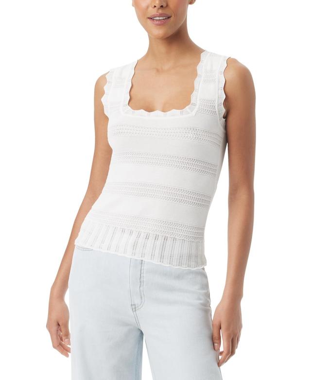 Sam Edelman Womens Azariah Square-Neck Knit Tank Product Image