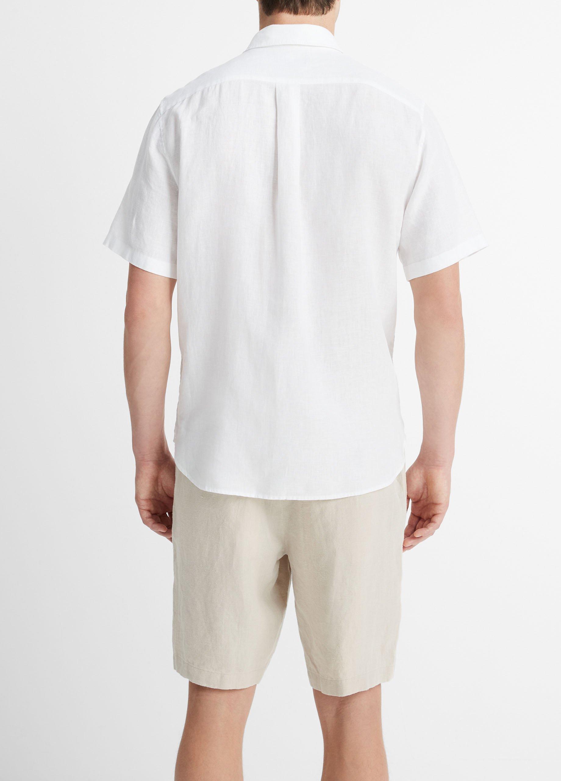 Linen Short-Sleeve Shirt Product Image