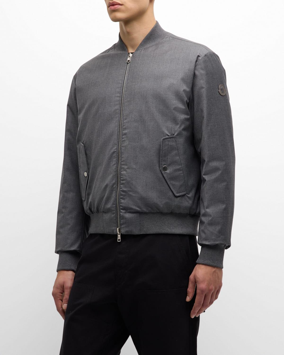 Mens Aver Quilted Down Bomber Jacket Product Image