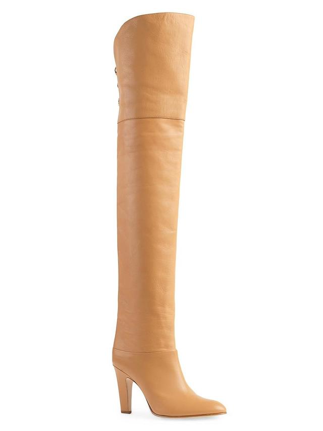 Womens Eve 70MM Leather Over-The-Knee Boots Product Image