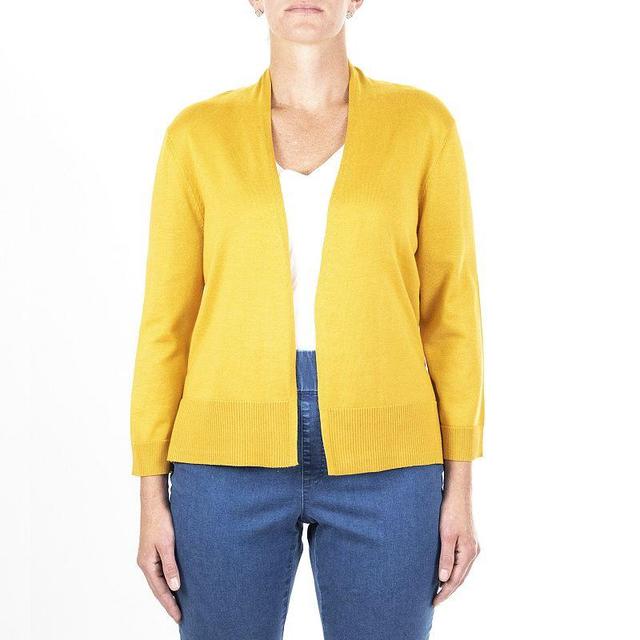 Womens Nina Leonard Classic Open-Front Bolero Cardigan Product Image