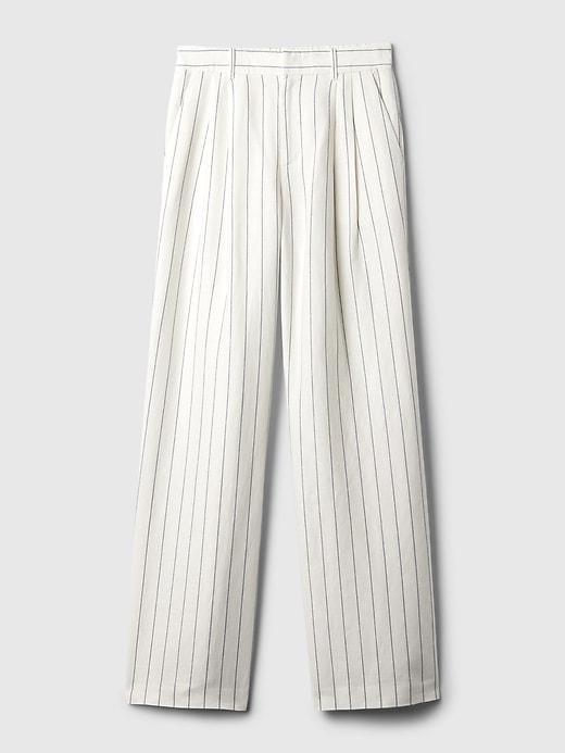 365 High Rise Linen-Cotton Trousers Product Image