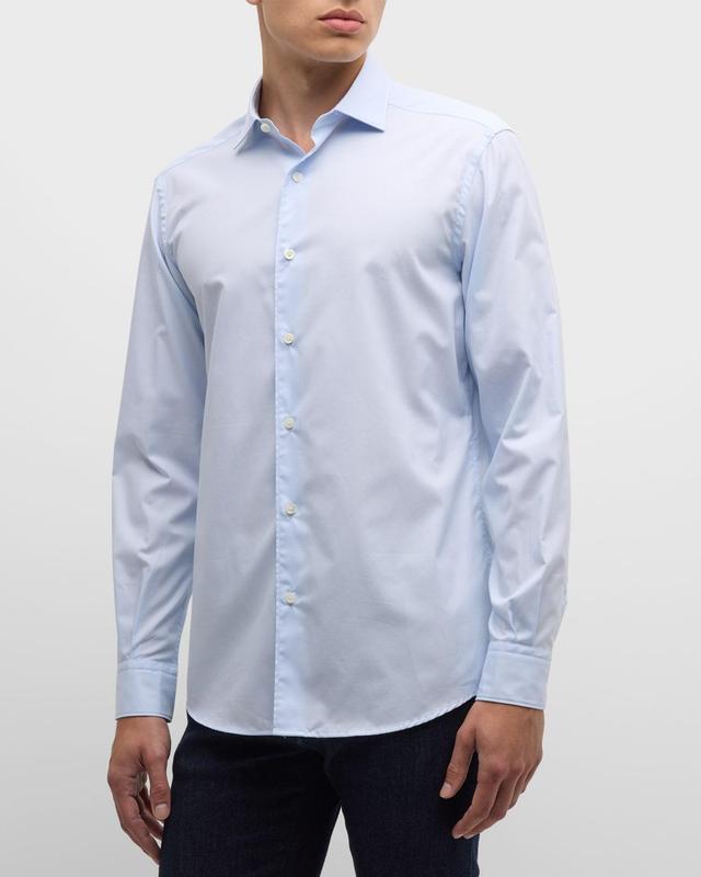 Mens Premium Cotton Sport Shirt Product Image