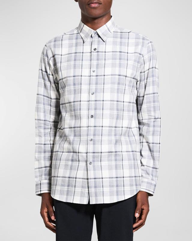 Theory Irving Medium Plaid Shirt Product Image