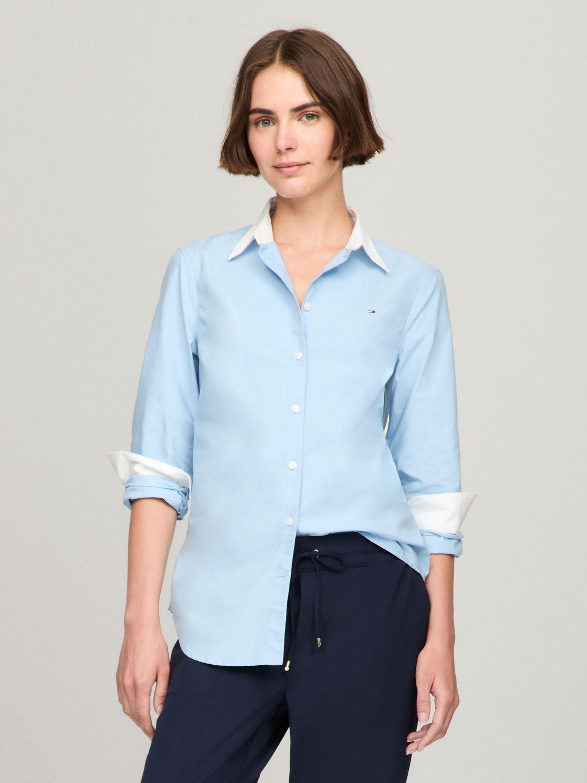 Tommy Hilfiger Women's Contrast Trim Shirt product image