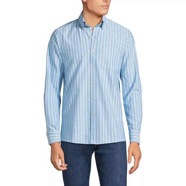 Mens Lands End Tailored-Fit Sail Rigger Oxford Shirt Product Image