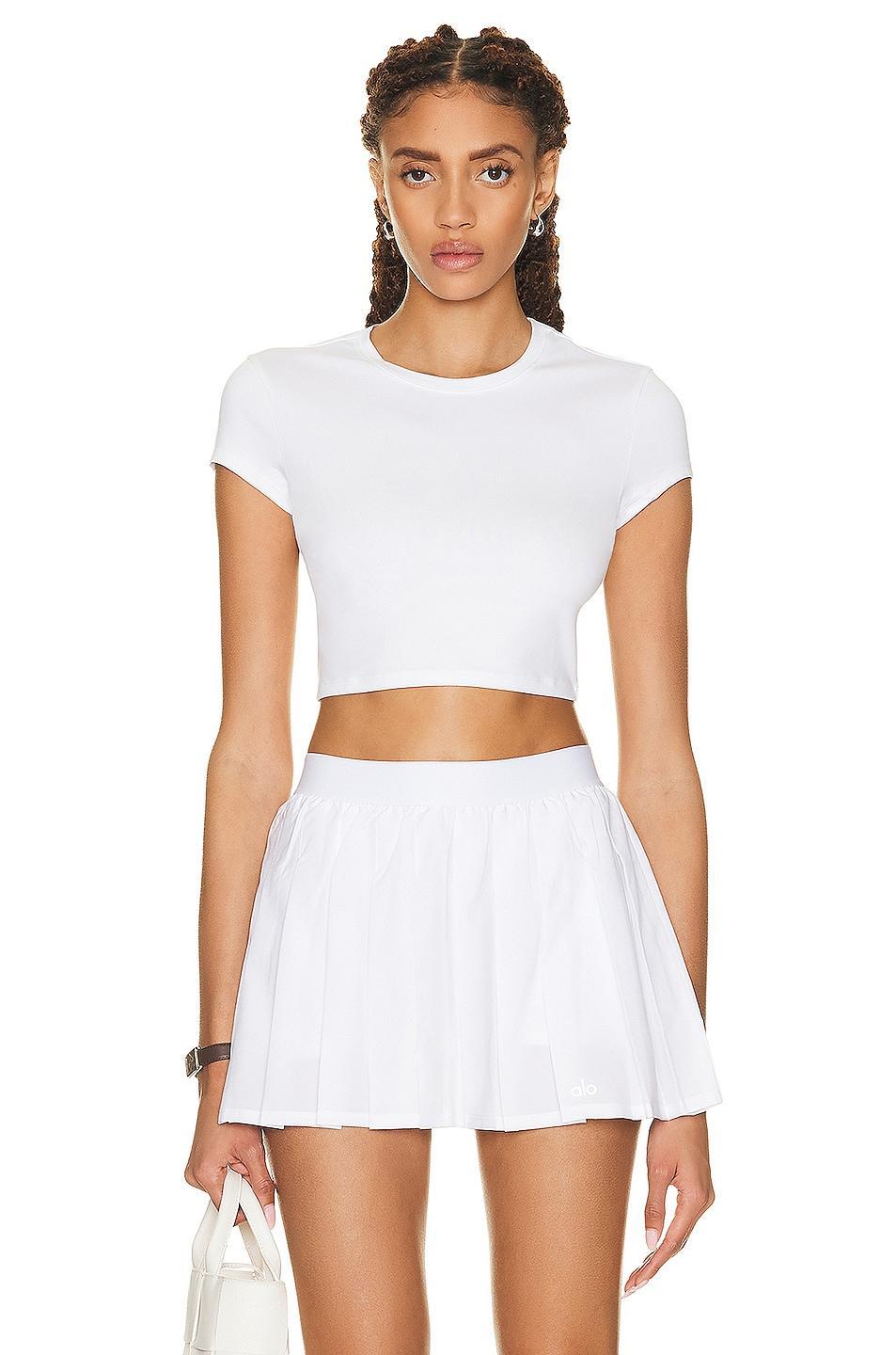 alo Soft Crop Finesse Short Sleeve Top product image