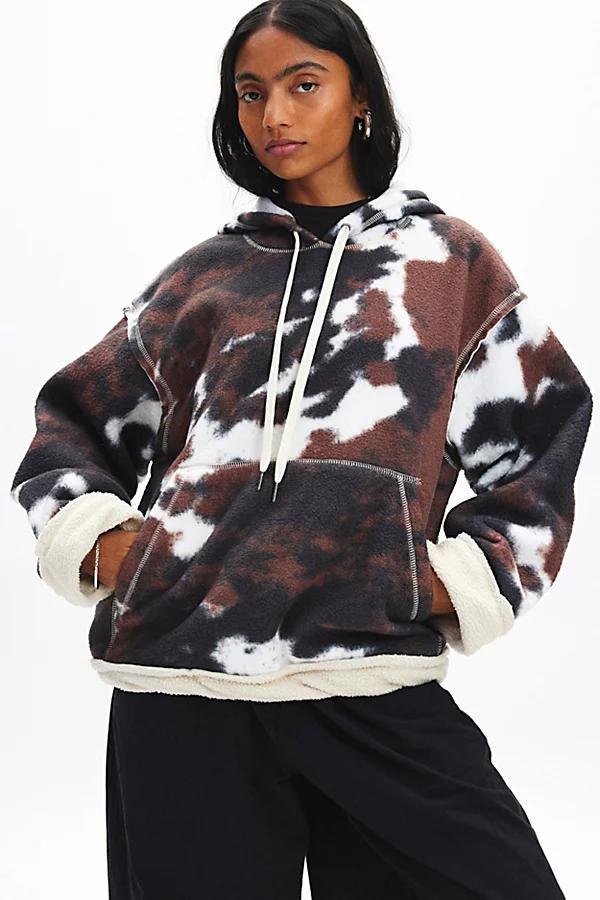 BDG Keaton Oversized Fleece Lined Hoodie Sweatshirt Womens at Urban Outfitters Product Image