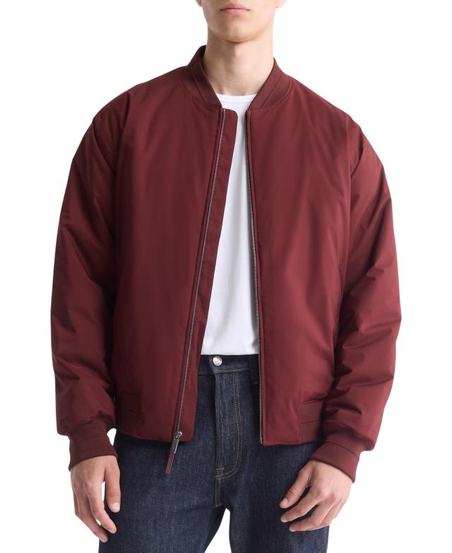 Calvin Klein Mens Hero Long-Sleeve Bomber Jacket Product Image