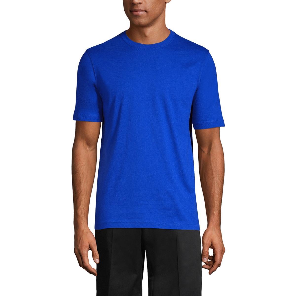 Lands End Mens School Uniform Short Sleeve Essential T-shirt Product Image